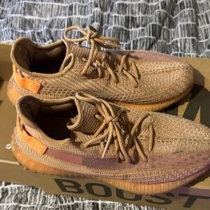 Adidas Yeezy Boost 350 V2 Orange Tan Sneakers
